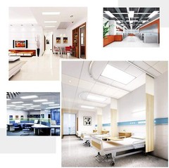 8 Pack 2×4 LED Flat Panel Light Fixture Daylight, Drop Ceiling Office Lights 75W