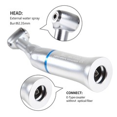 Dental E TYPE push button Contra Angle LOW Handpiece A+ Dentist Brand New PAD