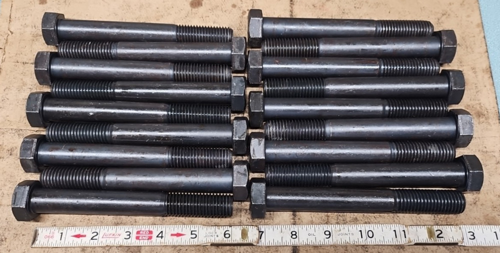 3/4″ – 10 X 6″ Hex Head Cap Screw Grade 5 Plain Finish Lot Of 18