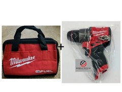 Milwaukee M12 FUEL 1/2″ Hammer Drill Driver GEN 3 3404-20 + FUEL 13″ Bag
