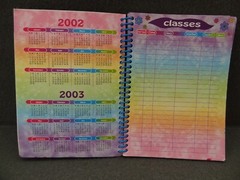Lisa Frank 5×7 2000 Agenda Address Book Schedule Calendar Contact Spiral Cat Y2K