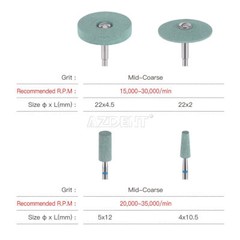 Dental Lab Ceramic Diamond Stone Grinder Zirconia Porcelain Polisher Burs HP/RA
