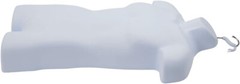 3 Clothing Display Torso Forms Fits S-L Hanging Male Mannequin White Hollow Back