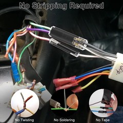100 PCS Plug-In Quick Wire Connectors, Reusable Clamp Terminal Blocks for Cables
