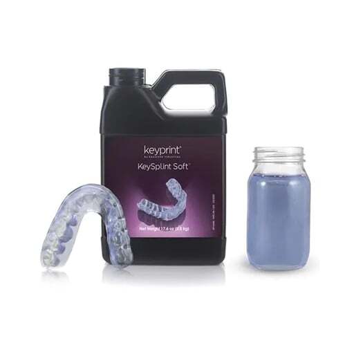 Keyprint KeySplint Soft 3D Printing Resin Light Violet Translucent 0.5 kg/Bottle