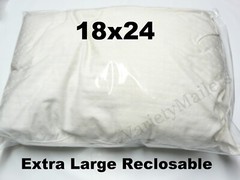 15 Reclosable Plastic Seal-Top Bags 18×24 / 2 Mil LARGE Merchandise Storage Bags