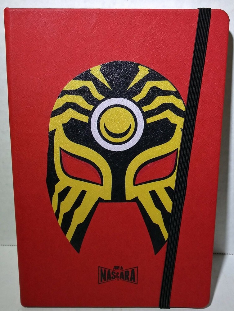New Unused Travel Diary Cartoon Network Por La Mascara Notebook Wrestling Mask