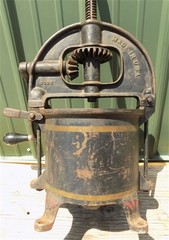 Enterprise 6 Quart Lard Press Cast Iron Sausage Stuffer Fruit Apple Cider Farm C