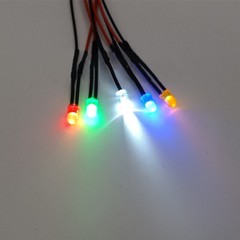 5mm Pre-Wired Ultra Bright LEDs Bulb 2V 3V 12V~ 220V White/Red/Green/Blue/Yellow