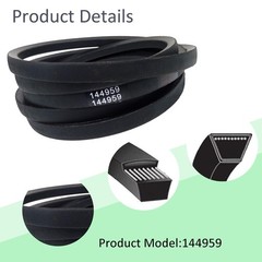 Mower Deck Belt 1/2 x 95.5 HeavyDuty Replacement for 42 Riding Mowers for Lawn