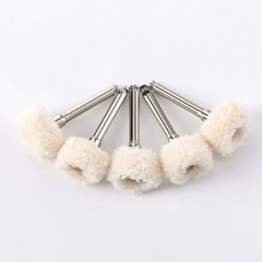 5Pc Cotton Dental Polishing Brush Wheels RA2.35mm Contra Angle RA Latch Type USA
