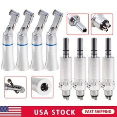 1-5 Yabangbang Dental Slow Speed Handpiece Contra Angle / Air Motor 4Hole Attach