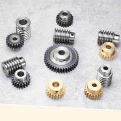 Worm Gear Set 1.5 Module 20:1 Reduction Rate(Gear-10mm Bore, Rod 10mm Bore)