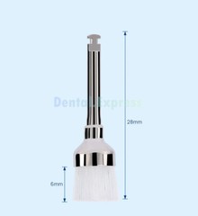 Dental Polishing Brushes Prophy Brush White Nylon Bowl Flat Latch RA Polisher