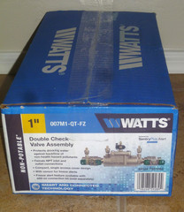 Watts 1 in. Double Check Valve Backflow Preventer With Freeze Sensor 007M1-QT-FZ