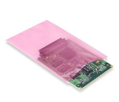 Pink Anti-Static Bags Lay Flat Open Top Boards Electronics PAS 2 Mil Antistatic