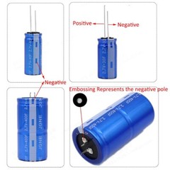 2.7V 1F/2/3/6.8/8/10/15/20/40F/50F/100F to 400F Super Capacitor Farad Capacitors