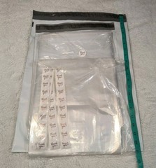 Mega Shipping Kit: 75 Heavy Duty 2.5 Mil Poly Mailers, 200 Clear Bags & 200…