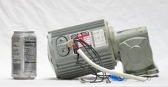 Superb Electric Co. Single Phase Induction Motor 1/4 HP 1680 RPM Gearmotor TBAFV
