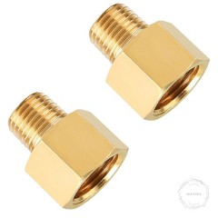 3/8 Inch Female to 1/4 Male Reducer, NPT Brass Pipe Fittings Adapters, 1/4″ Male