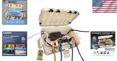 Weatherproof Connection Box for Outdoor Use – Secure Extension Cord Protection
