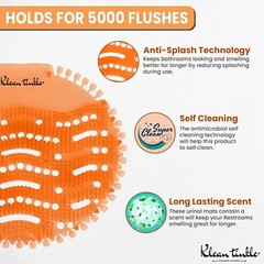 3 – 50 Scented Bathroom Urinal Screens Deodorizing Anti-Splash Fresheners Mats
