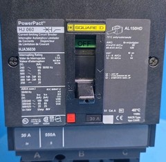Square D HJA36030 30A 600V 3Pole ILine PowerPact Circuit Breaker