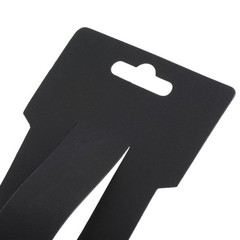 Hair Clip Display Cards, 200pcs Paper Cardboard Hair Bow Holder, Black