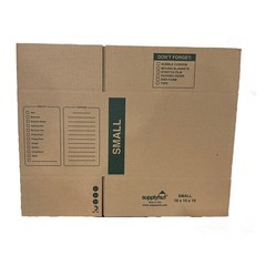 100 – Pack Small Cardboard Moving Boxes 16x10x10 32 ECT With Handles
