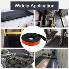 Adhesive Rubber Strips with Adhesive Backing Self Stick Neoprene Solid Rubber