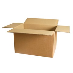 5 14x12x6 Kraft Brown Corrugated Shipping Boxes Multi-Depth 32 ECT Single-Wall