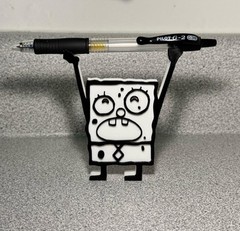 Doodle Bob Funny Sponge Cartoon Pencil/Pen Holder Desk Decoration – 3D Printed