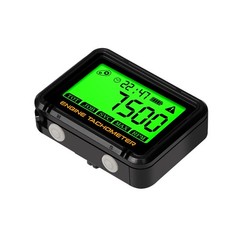 Digital Tachometer Hour Meter Waterproof IP68 RPM Alert 0-18000 LCD Backlight