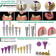 Straumann Implant Healing Abutment Scan Body Lab Analog Impression Coping BL BLT