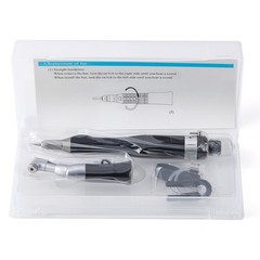 AZDENT Dental Slow Low Speed Handpiece Straight Contra Angle Air Motor Kit 2Hole