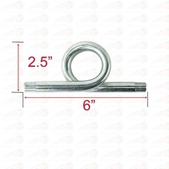 STEEL SIPHON (PIGTAIL) STRAIGHT, 1/4″ NPT, 300 WSP, FOR STEAM SERVICE GAUGE