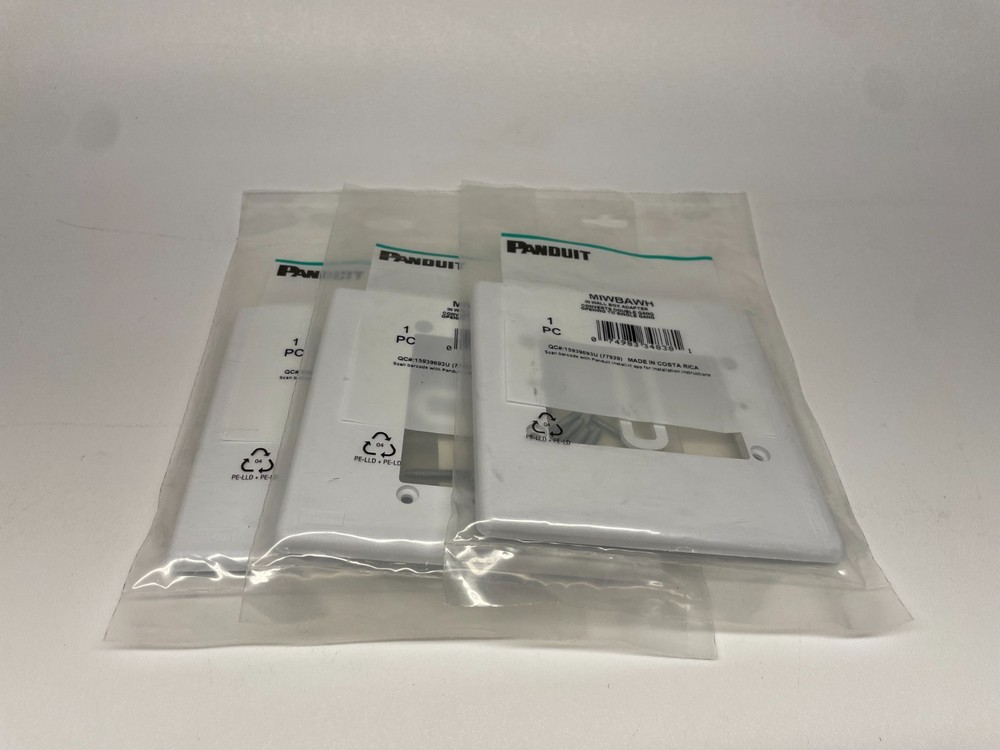 Panduit MIWBAWH In-Wall Box Adapter Double Gang to Single Gang Opening LOT OF 3
