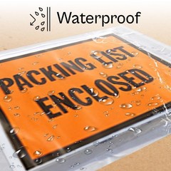 4.5″x5.5″ Invoice Packaging Full Face Packing List Enclosed Envelopes, 1000 Pcs