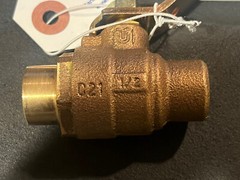 Box 10) 1/2″ Full-Port Lead Free Bronze Ball Valves 600 WOG, Solder, MADE IN USA