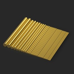 36 Pieces Brass Round Rods, Brass Rods Lathe Bar Stock, 1.0mm, 1.5mm, 2.0mm, …