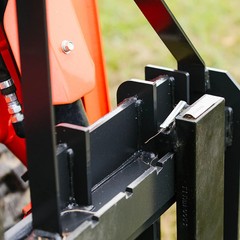 Titan Attachments 48-in Skid Steer Pallet Fork Frame Attachment, 60″ Fork Blades