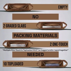 Card Coats Precision Pack – Graded Slab Trading Card Shipping Box – (50 Pk)