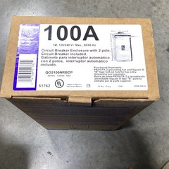 Square D Circuit Breaker Enclosure With 100 A 2 Pole Main Breaker QO2100NRBCP