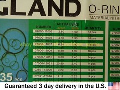 KOMATSU PARTS – GLANT MASTER O RING SEAL KIT, 435 PCS. NITRILE MATERIAL 90 SHORE