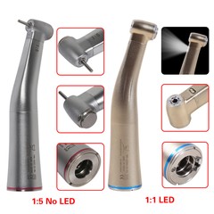 Dental 1:1 Contra angle LED Handpiece / 1:5 NO-LED Handpiece fit KaVo NSK Sirona