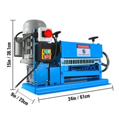 VEVOR Wire Stripping Machine Portable 110V Electric Scrap Cable Stripper 370W