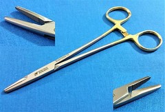 T/C O.R GRADE MAYO HEGAR NEEDLE HOLDER 6″ SERRATED WITH TUNGSTEN CARBIDE INSERTS