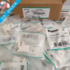Box of 50PCS Jack Module For Panduit Giga TX CJ688TGWH Mini-Com CAT6 TX6-PlusUS