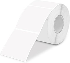 2″x2″ Direct Thermal Labels Square 700/Roll for Thank You Stickers QR Code Decal