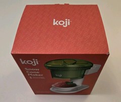 Koji Snow Cone Maker Ice Shaver NEW